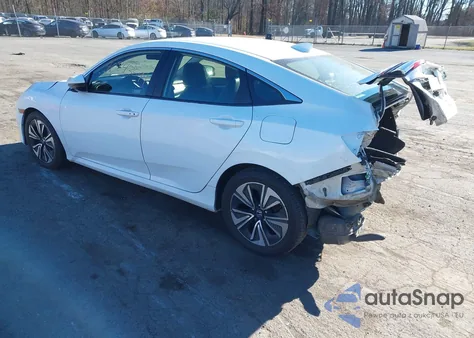 2018 Honda Civic Ex-L from USA, damaged, VIN JHMFC1F79JX036255